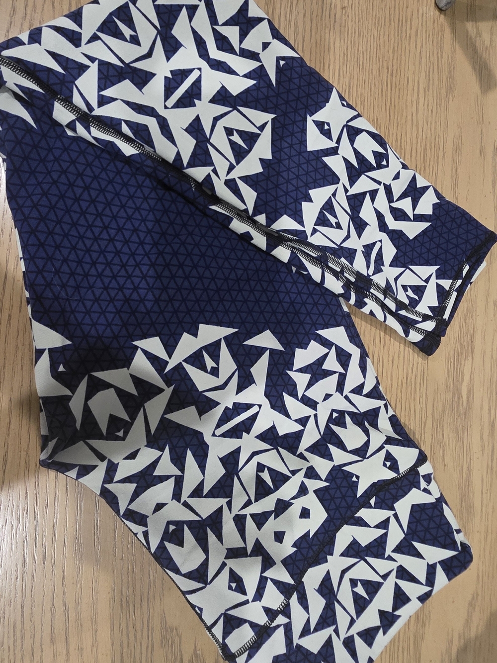 Victoria's Secret VSX Sport Navy And Soft Yellow Leggings